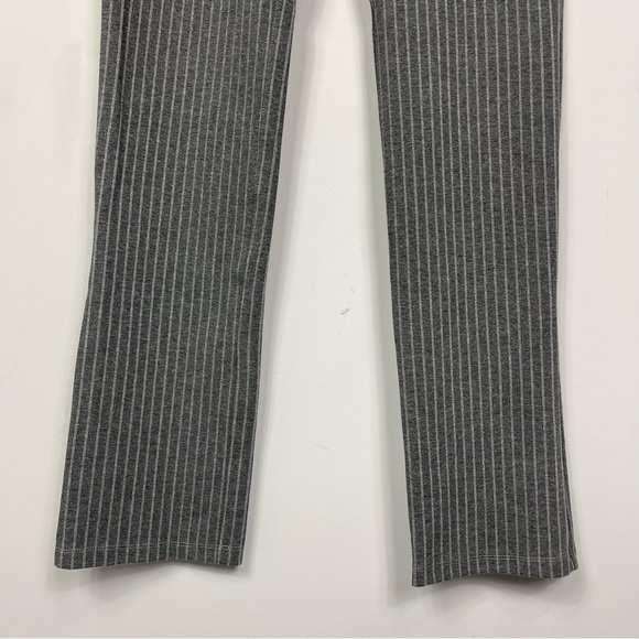 BETABRAND Straight Leg Classic Dress Work Pant Yoga Pant Gray Pinstripe L Long - Picture 11 of 16